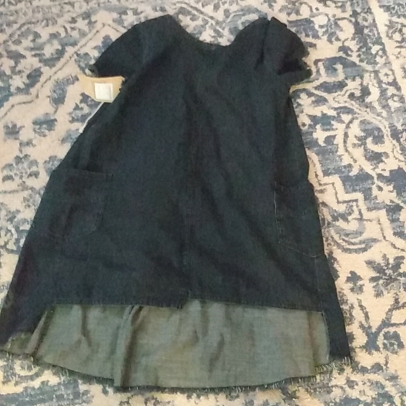 Pause jeans Europe denim apron tunic dress s nwt - Picture 5 of 5